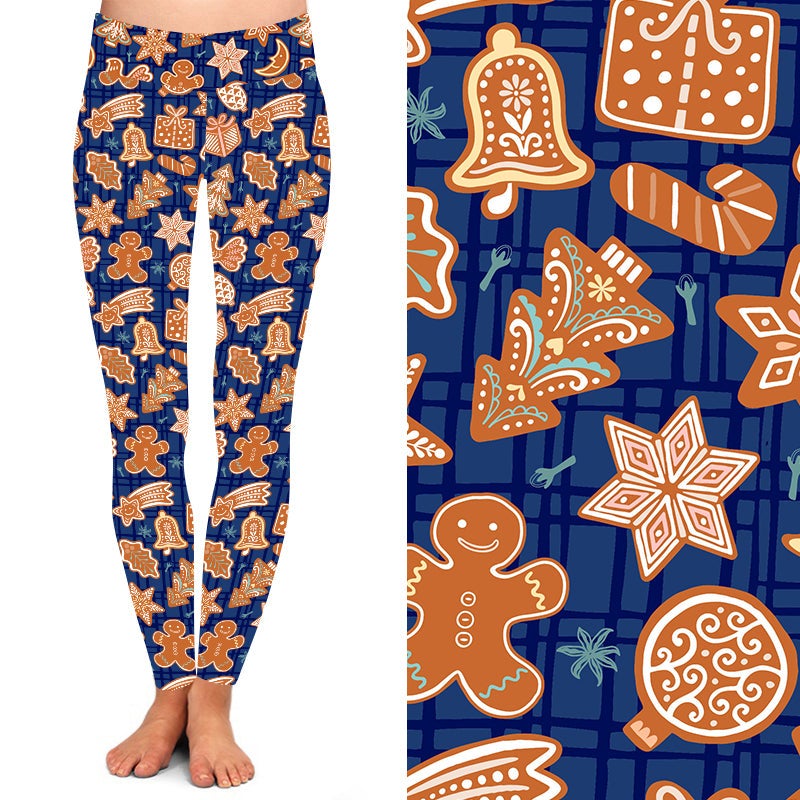 Gingerbread Cookie Leggings