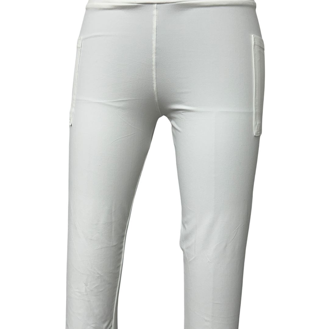Solid Color Capri Leggings w/Pockets