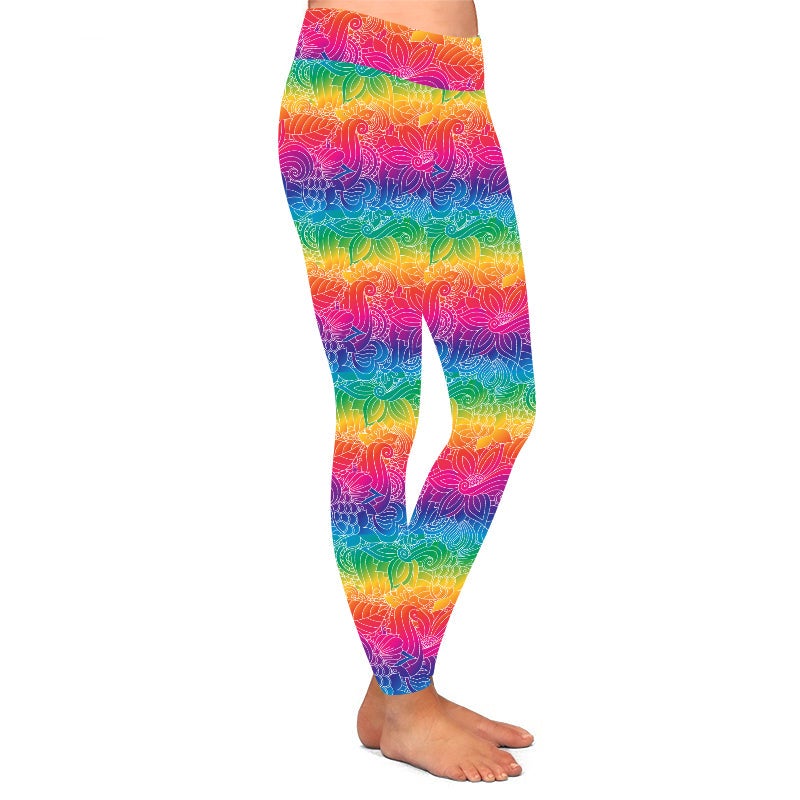 Rainbow Gradient Leggings